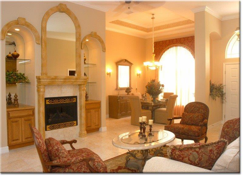 17 Citrus Hills, FL – Custom Home – Living Room